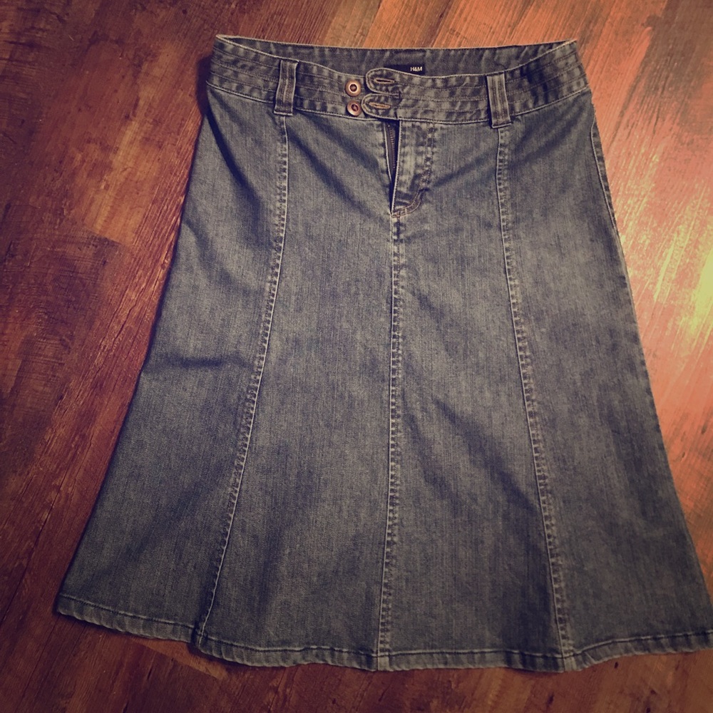 H&M denim skirt